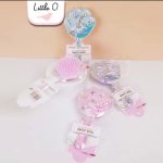 1 Pc Cute Glitter Hair Brush Hair Comb For Princes | Random Colors | Random Designs - Image 4