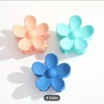 Large Flower Claw Clips For Women Fashion Hair Claw Hair Clamps Girls Matte Hairpins Sweet Headwear Barrette Hair Accessories By Tawakkal Mart - Image 4