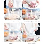 Manual Hand Push Chopper | 1.5 L - Hand press Chopper Machine Food Processor - Home Appliances - Image 5