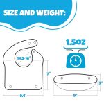 Tawakkal Mart Silicone Baby Bibs With Soft Plastic Tray Detachable tub bib - Image 5