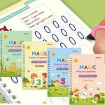 Magic Practice Book (4 BOOKS+10 INK REFILL) , Montessori Children Tracing Handwriting | First Learning Books for Kids | Preschool - Image 4