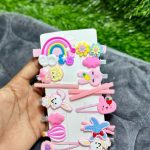 I LOVE DADDY&MUMM - Multicolor Children Hair Accessories Cartoon Bobby Pin Baby Hair Clips Colorful Girls Hairgrips Cute Rainbow Kids Hairpins