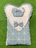 Gharbazar.pk Heart Shape Carry Nest Export Quality Carry nest random colour+random desings - Image 2