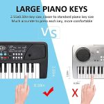 BigFun 37 Keys Electronic Keyboard Piano USB MP3 Play Record Fun Large Music Piano Instrument for Kids & Adults - Image 4