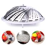 Stainless Steel Detachable Steaming Rack Steamer Tray Stand Frame Plate for Kitchen Cookware