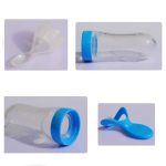 Baby Spoon Feeder - 90ml Silicone Baby Feeding Bottle With Spoon Newborn Infant Squeeze Spoon Toddler Food Supplement Rice Cereal Bottle Milk Feeder" - Image 4