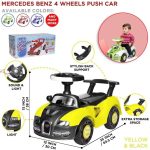 Baby dreams Mercedes Benz Ride on Tolo Push Car 4 Wheel Car For Kids BD-F051 - Image 4