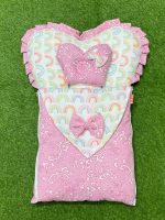 Gharbazar.pk Heart Shape Carry Nest Export Quality Carry nest random colour+random desings - Image 3