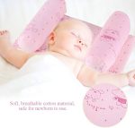Adjustable Anti-Twisting Baby Pillow – Soft Head Shaping Newborn Pillow for Flat Head Prevention, Breathable & Portable Infant Cushion ( Random Design )