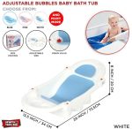Bubbles Baba and Baby Bath Tub,Portable Folding & Spacious Baby Bathtub, Large Size (Box packed) - Image 2