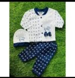 New born Baby And Baba Dress With Cap By Tawakkal Mart. - Image 3