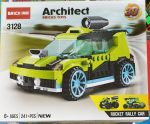 Decool: Architect Creator - 30 in 1 - Green Rocket Rally Race Car Building Blocks Set - 3128