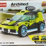 Decool: Architect Creator - 30 in 1 - Green Rocket Rally Race Car Building Blocks Set - 3128