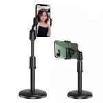 Tiktok, sketch and Art drawing, and YouTube videos creator Compatible Compact Lightweight Mobile Smart Phone Tripod Stand - Black