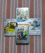 55 Pieces Pokemon Gold, Silver & Black & Multicolor Foil Cards Anime Cartoon Pokémon English Version Tcg Card - 55 Pcs Pokemon Cards Box For Fans Rare Collection Card Child Toys Gifts - Golden Edition 100% Plastic Cards - Image 5