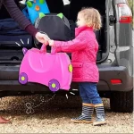 Kids Travel Trunki Suitcase Evergreen Fun Case Baby Bag School Bag Trunk Case Bag Luggage with Wheels Toy Storage All In One - Image 2