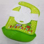 Folding Plastic Bib/Apron/Napkin For Babies In Special Cartoon Printed - Image 4