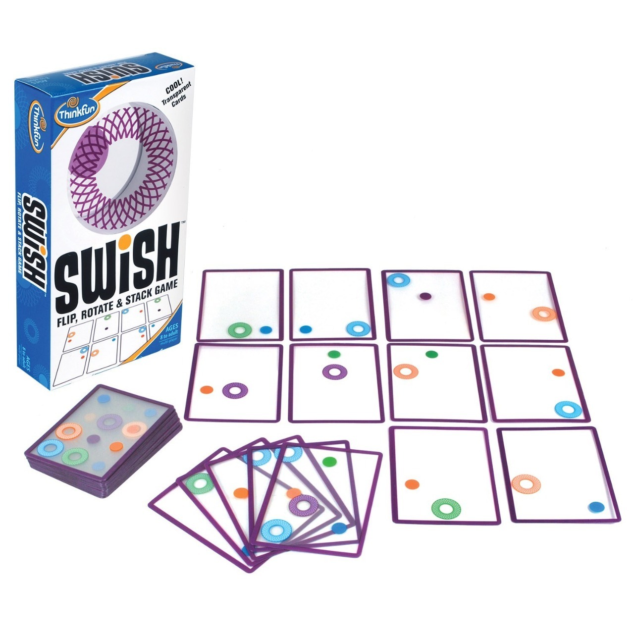 imgi_60_5a21426dd41dbec212a6851ae8007f62 Swish Cards Game Mind Game Think Fun Swish - A Fun Transparent Card Game and Toy of the Year Nominee - Image 1