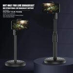 Tiktok, sketch and Art drawing, and YouTube videos creator Compatible Compact Lightweight Mobile Smart Phone Tripod Stand - Black - Image 4