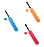 Soft Foam Cricket Bat & Ball Set For Kids (Pack of 1) (Assorted Colors) - Image 2