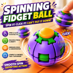 Fidget Ball Premium 3D Rotating Fidget Ball | Handheld Stress Relief Spinner | Anti Anxiety Sensory Toy | Gift for Kids, Teens & Adults