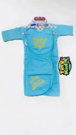 TinyKids.pk |Newborn Baby Baba WELCOME TO THE WORLD STARTER Set 5 pice clothes for boys and girls 5 in 1 pice ,Trending newborn baby outfits for first arrival 0-3 Month’s Latest newborn babies apparel , Affordable newborn babies fashion newborn babies . - Image 6