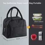 Insulated Lunch Bag - Large Thermal Tote for Hot & Cold Food Storage | Reusable Picnic Bag with Adjustable Shoulder Strap for Men & Women - Perfect for Office & Outdoor Adventures