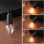 Portable LED Camping Bulb with USB Rechargeable Hook small light zero bulb outdoor small light indore smal light easily chargeble easily move Portable & Lightweight Warm LED Glow Weather-Resistant Clip Hook Design - Image 4