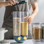 Wall-mounted Double Cereal Grain Container - 1.5 Liter - Image 4