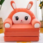 3 layer Cute Children seat kids cartoon sofa Foldable Sofa bed 2in1