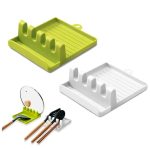 Kitchen Organizer Plastic Spoon Holders for Fork Spatula Rest Shelf Spoon Pot Lids Holder Tableware Storage Rack Cooking Tools - Image 5