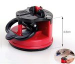 Kitchen Knife Sharpener with Non-Slip Suction Cup, Professional Two Stage Tungsten Carbide Kitchen Knife Sharpener Tool - Image 5