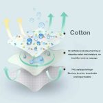 Six Baby Godri in a Pack: - Upper side covered with Cotton Fabric - Bottom side covered with Plastic Sheet - Waterproof - Urine Proof - Multicolored - Image 4
