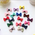 Pack of 3 pairs Sweet Baby Girl Bow Hair clips for baby random colors+random desings