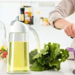 Oil Dispenser glass Bottle Auto Open Oil Bottle