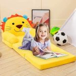 3 layer Cute Children seat kids cartoon sofa Foldable Sofa bed 2in - Image 3