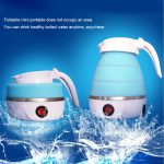 Portable 600ml Fast Boiling Foldable Electric Kettle – Compact Travel Kettle with Collapsible Silicone Design, Boil-Dry Protection, Quick Water Heater for Tea, Coffee, Noodles | Lightweight, Durable, Food-Grade Material - Image 3