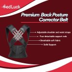 X-Shape Adjustable Back Posture Corrector for Men Women | Shoulder & Back Support Belt | Spine & Posture Correcting Brace | Slouching Relieve Pain Posture Corrector - Image 3