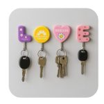 Hook Plastic Hanger Set, 4 Pieces - MultiColor