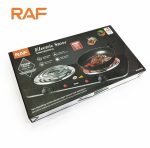 Electric Stove – RAF Double Burner Cooker R-8020BB – High Quality – 2000W Hot Plate – Automatic Temperature Control – Portable Electric Stove For Cooking – Iron Coil Design – Fast Heating – Durable Body – Easy To Use - Image 2