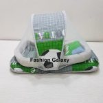 Blue Cartoon Super Soft Baby Bed With 1 Pillow Mosquito Net In Multi-Color Double Lastic - Durable Baby Small Bed With Mosquito Net In New Design baby bistar gaddi - baby bed accessories for baby, bistar infant newborn dipper bag baby gaddi - Image 6