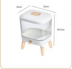 12KG Rice Storage Box Separate Grain Storage Box Grain Grain Rice Bucket Kitchen Household | Airtight Separate Grain Storage Container with Lid | Kitchen Household Cereal Dispenser & Rice Bucket Organizer - Image 3