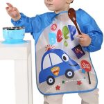 Baby Bibs Waterproof Kid Eating Clothing Children's Long Sleeves Feeding Smock Bib Baby Apron Bibs - Image 5