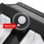 Double Solar Motion Sensor Light for Outdoor | Dual Head Wall Mounted LED Security Lamp | Human Body Induction Solar Powered Waterproof Garden Light | Automatic Energy-Saving Night Light for Home, Balcony, Driveway, Pathway, Yard - Image 2