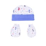 Baby Blanket Hat Set Cartoon Printed Cotton Newborn Swaddle Adjustable Infant Sleeping Swaddle Wraps All Seasons 0-6 Months - Image 6