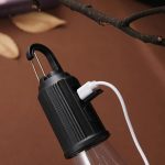 Portable LED Camping Bulb with USB Rechargeable Hook small light zero bulb outdoor small light indore smal light easily chargeble easily move Portable & Lightweight Warm LED Glow Weather-Resistant Clip Hook Design - Image 6