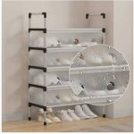 Dustproof Shoe Rack – 5 6 7 Layer Shoe Organizer – Foldable Shoe Cabinet with Cover – Box Packing – DIY ( DO IT YOURSELF) ITEM Space Saving Shoe Storage – Premium Quality Shoe Stand - Image 4