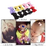 Pack of 3 pairs Sweet Baby Girl Bow Hair clips for baby random colors+random desings - Image 3