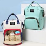 Tawakkal Mart Diaper Bag Simple, Stylish, Lightweight, Double Shoulder Mommy Bag Multi functional, Large Capacity Outgoing Mother and Baby Bag - Image 3