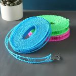 Clothesline Clothes Drying Rope Portable Travel Clothesline Adjustable for Indoor Outdoor Laundry Clothesline